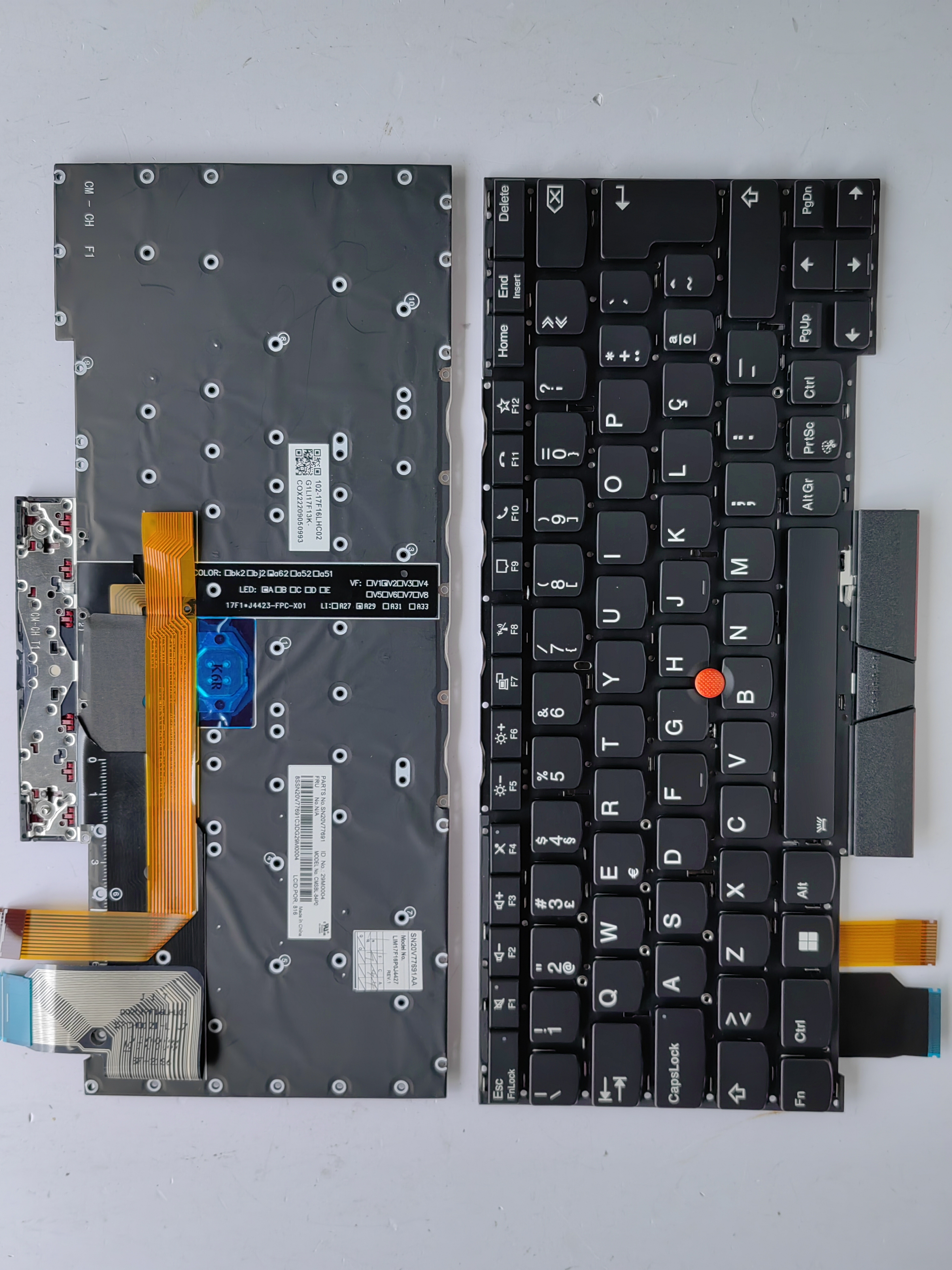 Picture of New Replacement Laptop Keyboard For IBM YOGA X13 GENERATION/YOGA X13 GEN1/YOGA L13 GEN1 BLACK With Point Backlit PO Layout